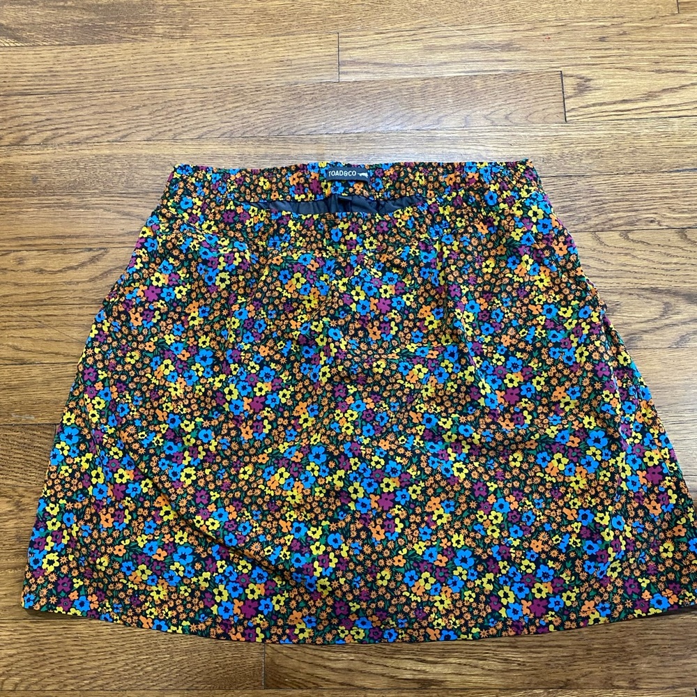 Toad and Co Floral Skort Size Medium
